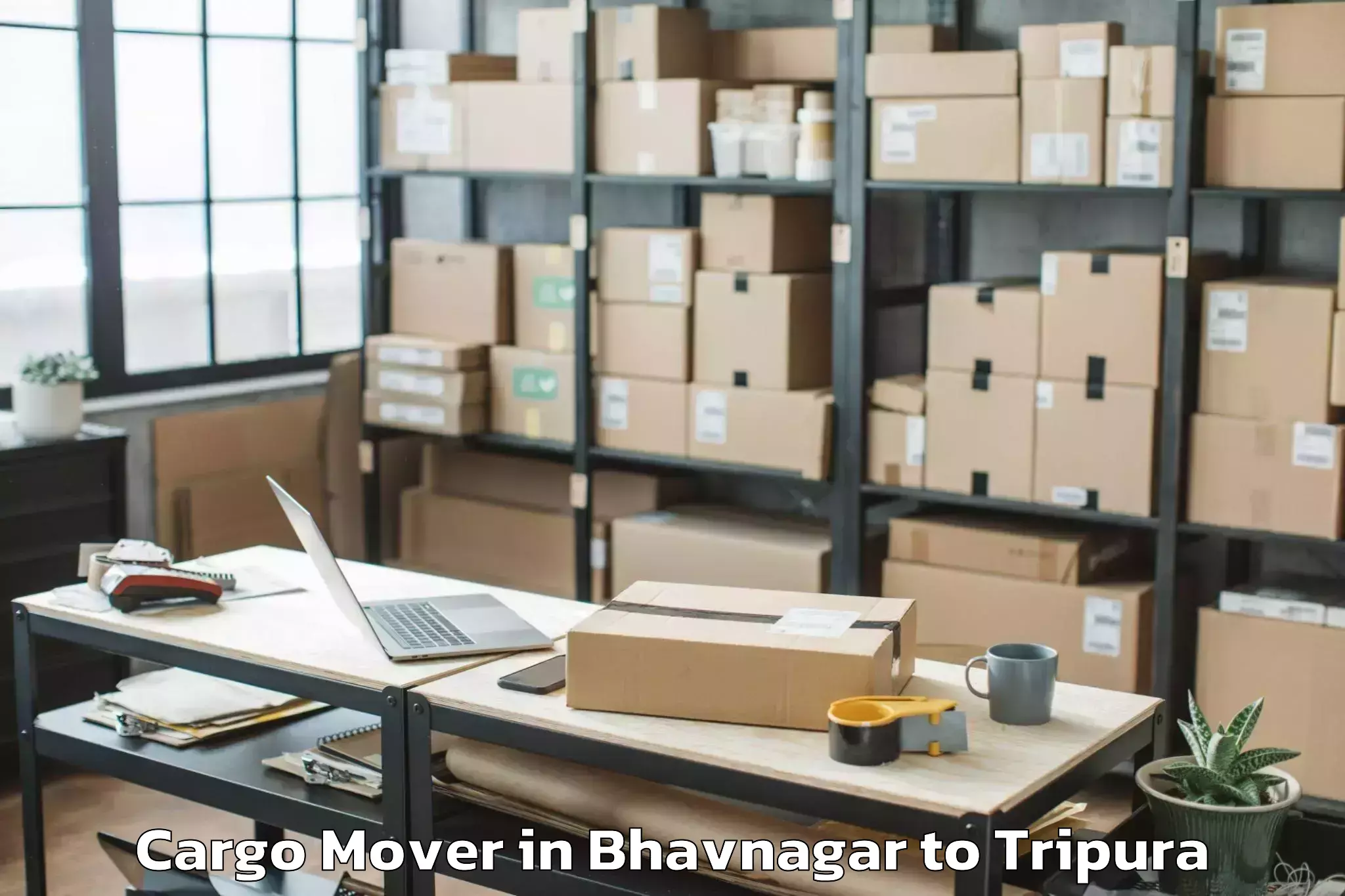 Professional Bhavnagar to Kamalpur Airport Ixq Cargo Mover